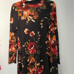 high necked dress